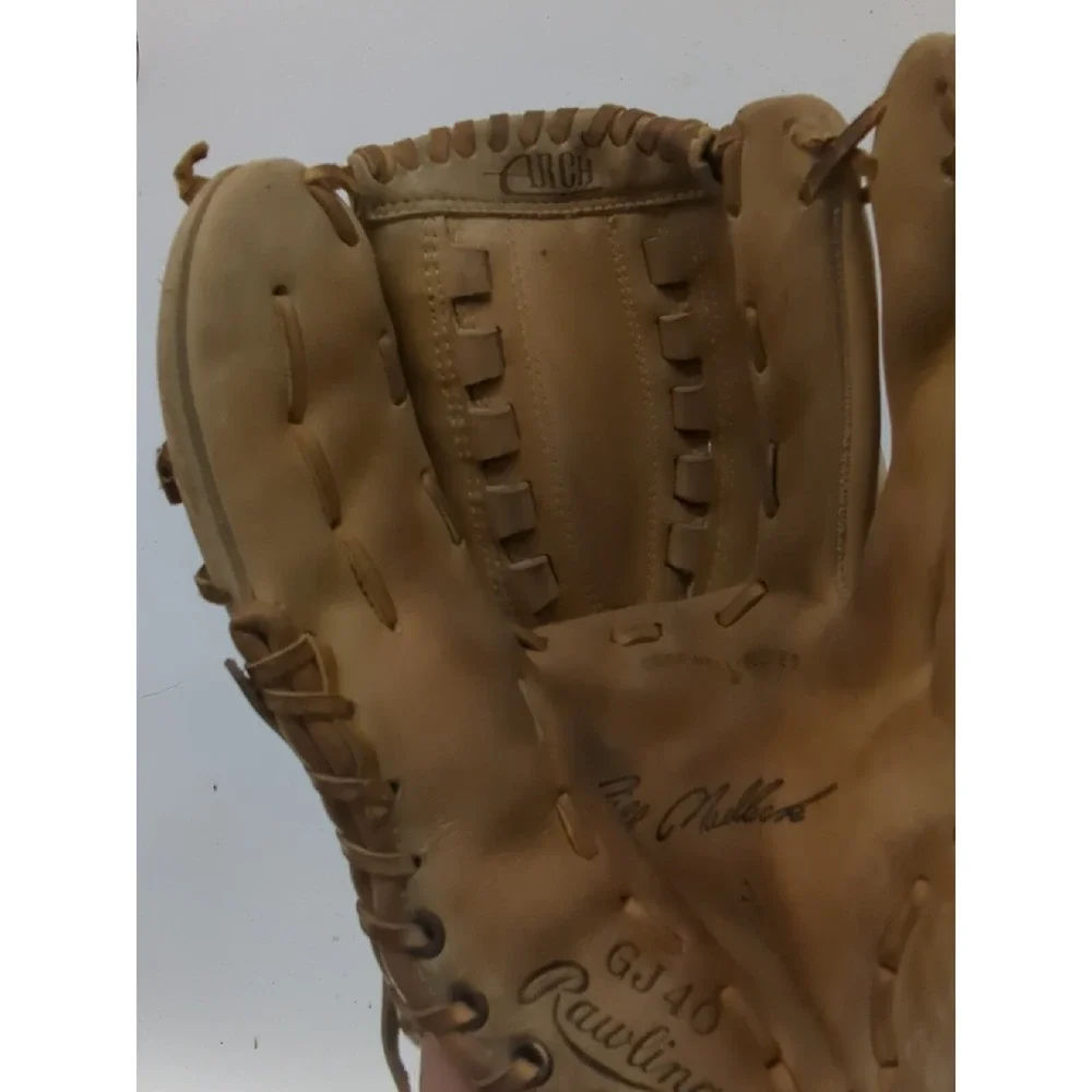 VINTAGE Rawlings Bill Madlock GJ40 Leather Baseball Glove ~ Right Hand Throw A4